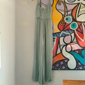 Zara Satin Jumpsuit Medium